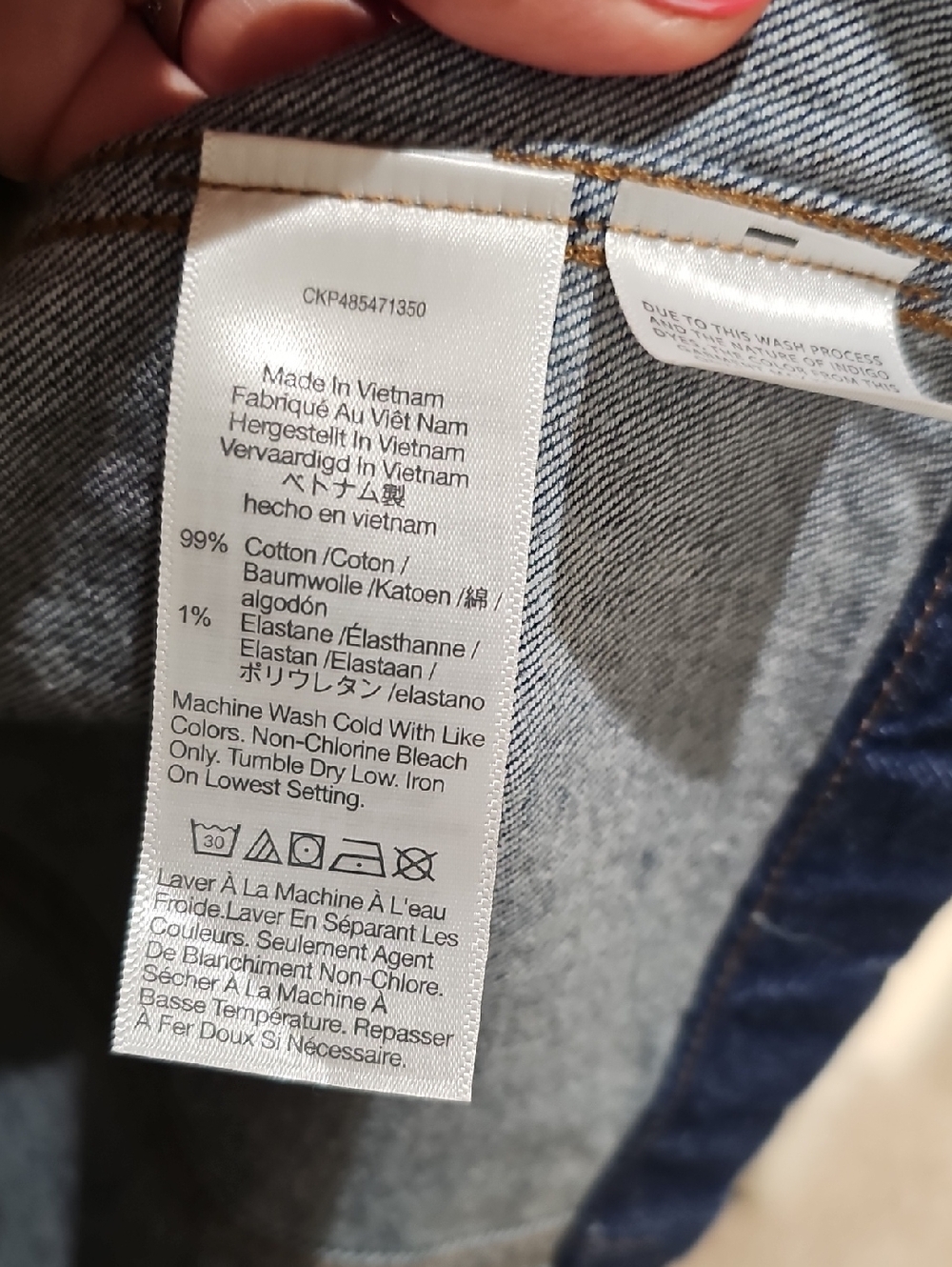 Madewell Dark Indigo Denim Button-Down Dress - Picture 4 of 5